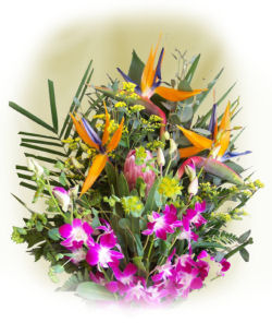 Bird & Orchid Premium Bouquet